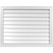 Ekena Millwork Vertical Surface Mount PVC Gable Vent w/ 2"W x 2"H , Brickmould Sill Frame, 36"W x 28"H GVPVE36X2803SN - alternate 1